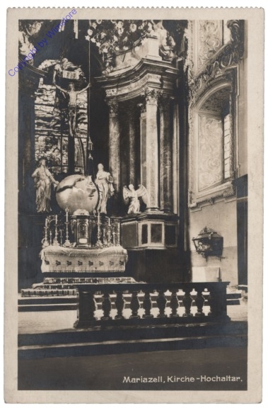 ak112665 Mariazell, Kirche-Hochaltar