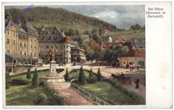 ak112669 Mariazell, Abt Otker, Brunnen