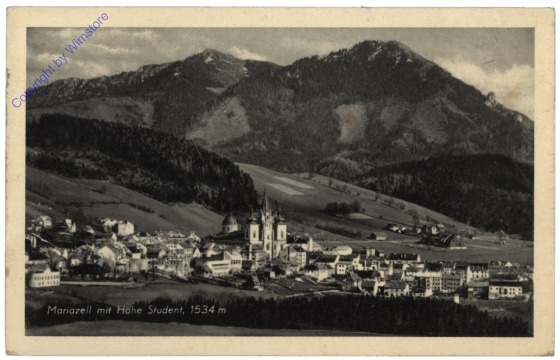 ak112672 Mariazell, mit Hohem Student