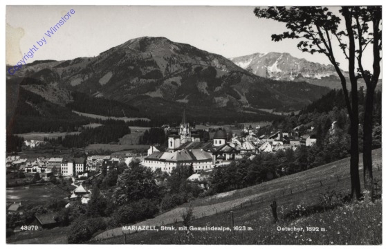 ak112677 Mariazell, mit Gemeindealpe, Oetscher