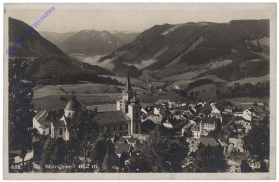 ak112689 Mariazell, Ortsansicht