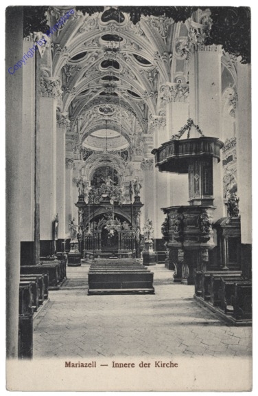 ak112736 Mariazell, Innere der Kirche