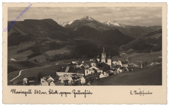 ak112768 Mariazell, Blick gegen Zellerhüte