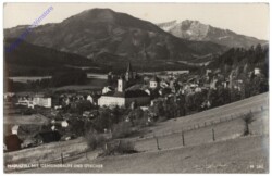 Mariazell, mit Gemeindealpe und Ötscher