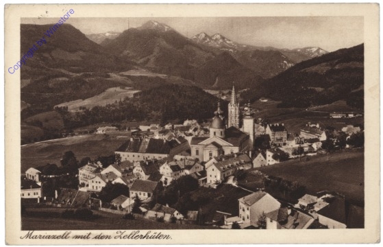 ak112782 Mariazell, mit den Zellerhüten