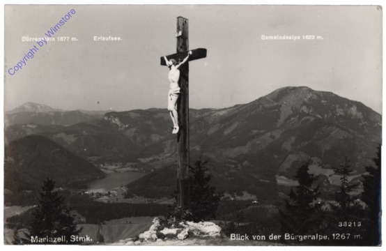 ak112792 Mariazell, Blick von der Bürgeralpe