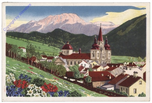 ak112800 Mariazell, Ortsansicht