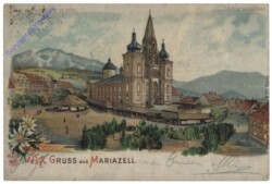 Mariazell, Gruss aus, Halt's gegen das Licht