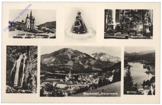 ak112809 Mariazell, Multiansicht