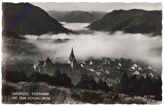 ak112820 Mariazell, mit dem Hochschwab