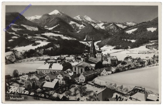 ak112825 Mariazell, im Winter