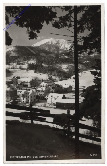 Mitterbach, mit der Gemeindealpe