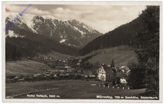 ak112867 Mürzsteg, Hohe Veitsch