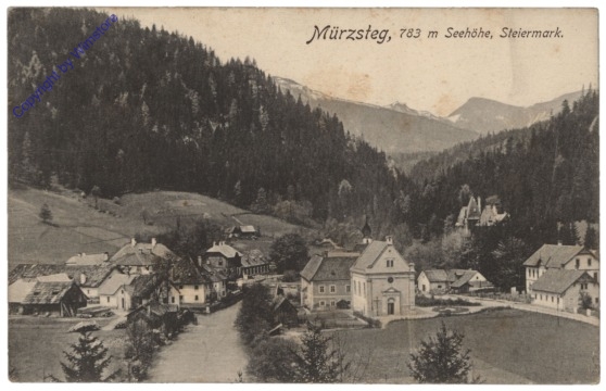 ak112870 Mürzsteg, Ortsansicht
