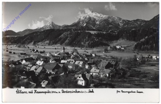 Öblarn, mit Kammspitz und Stoderzinken