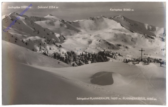 Donnersbach, Schigebiet Planneralpe, Plannerkreuz