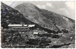 Gesäuse,  Heßhütte mit Planspitze