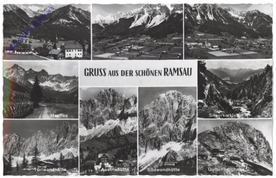 ak112964 Ramsau, Multiansicht