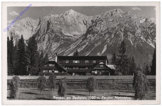 ak112966 Ramsau, am Dachstein, Pension Almfrieden