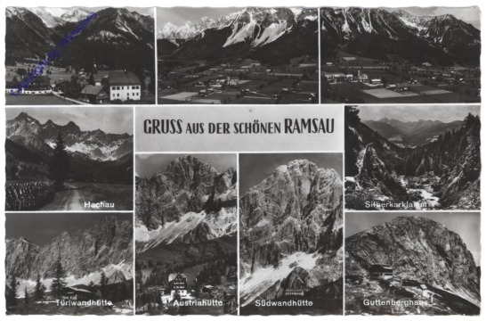 ak112976 Ramsau, Multiansicht
