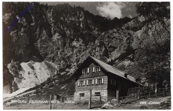 ak112980 Ramsau, Silberkar-Hütte