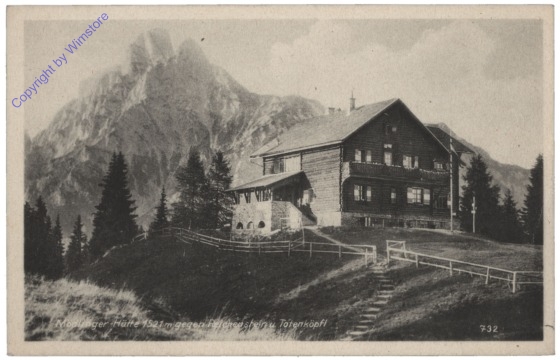 Johnsbach, Mödlingerhütte gegen Reichenstein und Totenköpfl