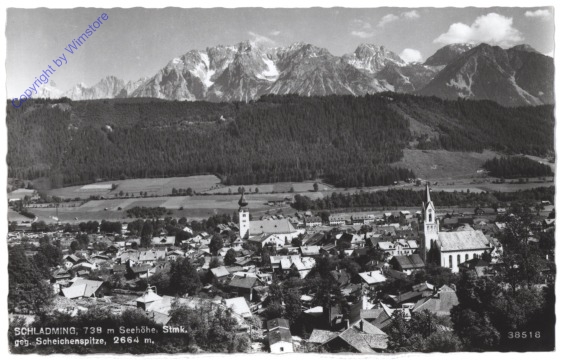 ak113028 Schladming, gegen Scheichenspitze