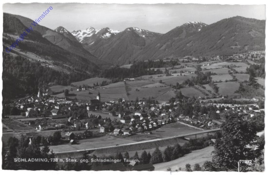 ak113029 Schladming, gegen Schladminger Tauern