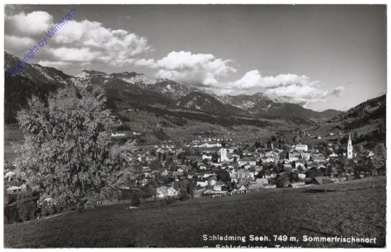 ak113032 Schladming, mit Schladminger Tauern