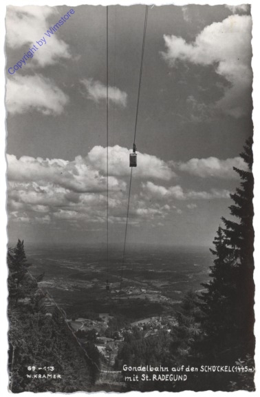 St. Radegund, Gondelbahn auf den Schöckel
