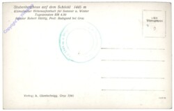 St. Radegund, Stubenberghaus am Schöckel bei Graz