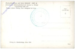 St. Radegund, Stubenberghaus am Schöckel bei Graz