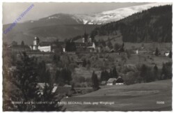 Seckau, Markt und Abtei, gegen Ringkogel