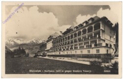 Stolzalpe, Kurhaus, gegen Niedere Tauern