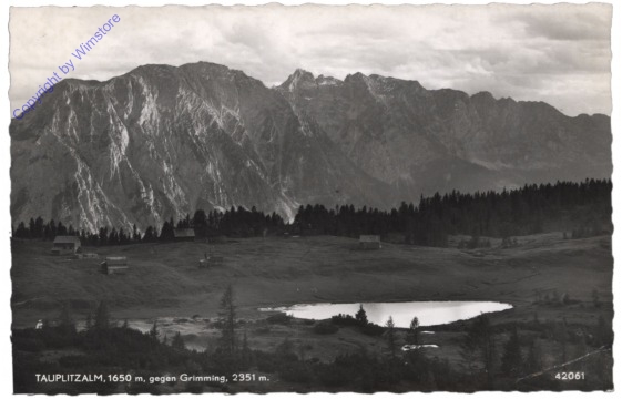 Tauplitzalm, gegen Grimming