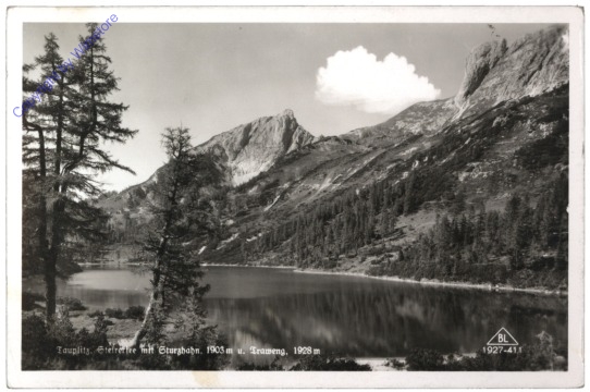 Tauplitz, Steirersee mit Sturzhahn
