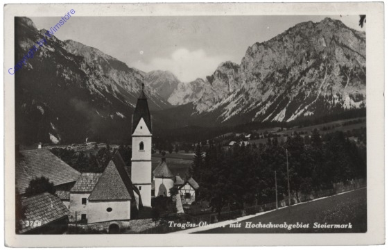 Tragöss, Oberort, mit Hochschwabgebiet