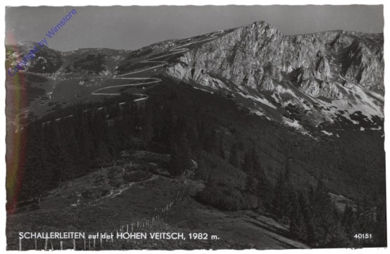 Hohe Veitsch, Schallerleiten