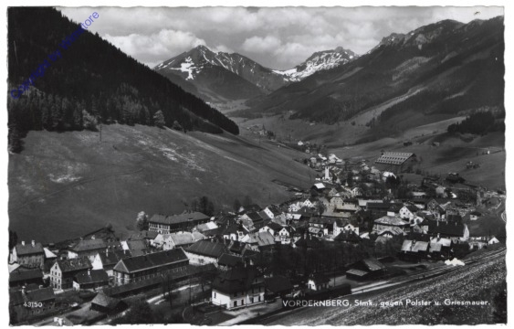 Vordernberg, gegen Polster und Griesmauer