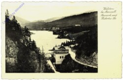 Walster, Stauwerk und Hubertussee