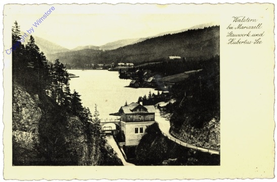 Walster, Stauwerk und Hubertussee