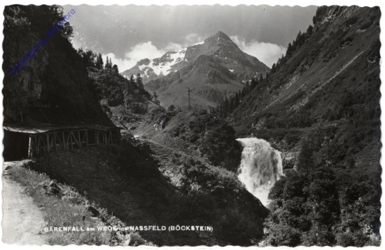 Nassfeld, Bärenfall am Wege