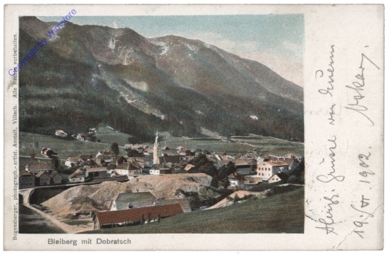 ak113296 Bad Bleiberg, mit Dobratsch