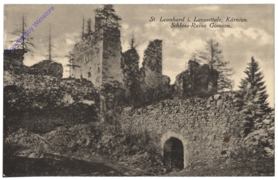 Bad St. Leonhard, Schloss-Ruine Gomern