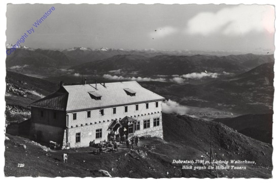 Villach, Ludwig Walterhaus, Blick gegen Hohe Tauern
