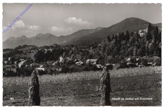ak113327 Nötsch, im Gailtal mit Dobratsch