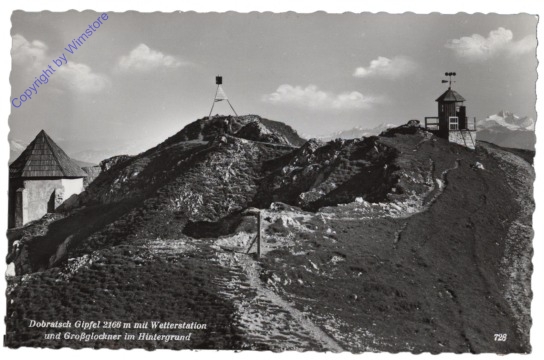 Villach, Dobratsch Gipfel mit Wetterstation