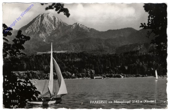 Faakersee, mit Mittagskogel