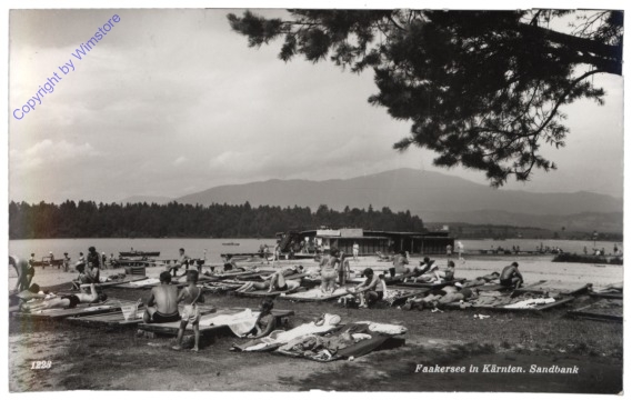 Faakersee, Sandbank