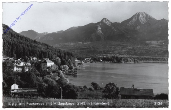 ak113353 Egg am Faakersee, mit Mittagskogel